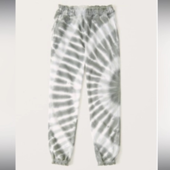 Abercrombie & Fitch Wash Effect Tie Dye Sweatpants Size Small - Picture 1 of 7